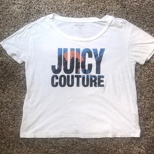 white juicy couture shirt